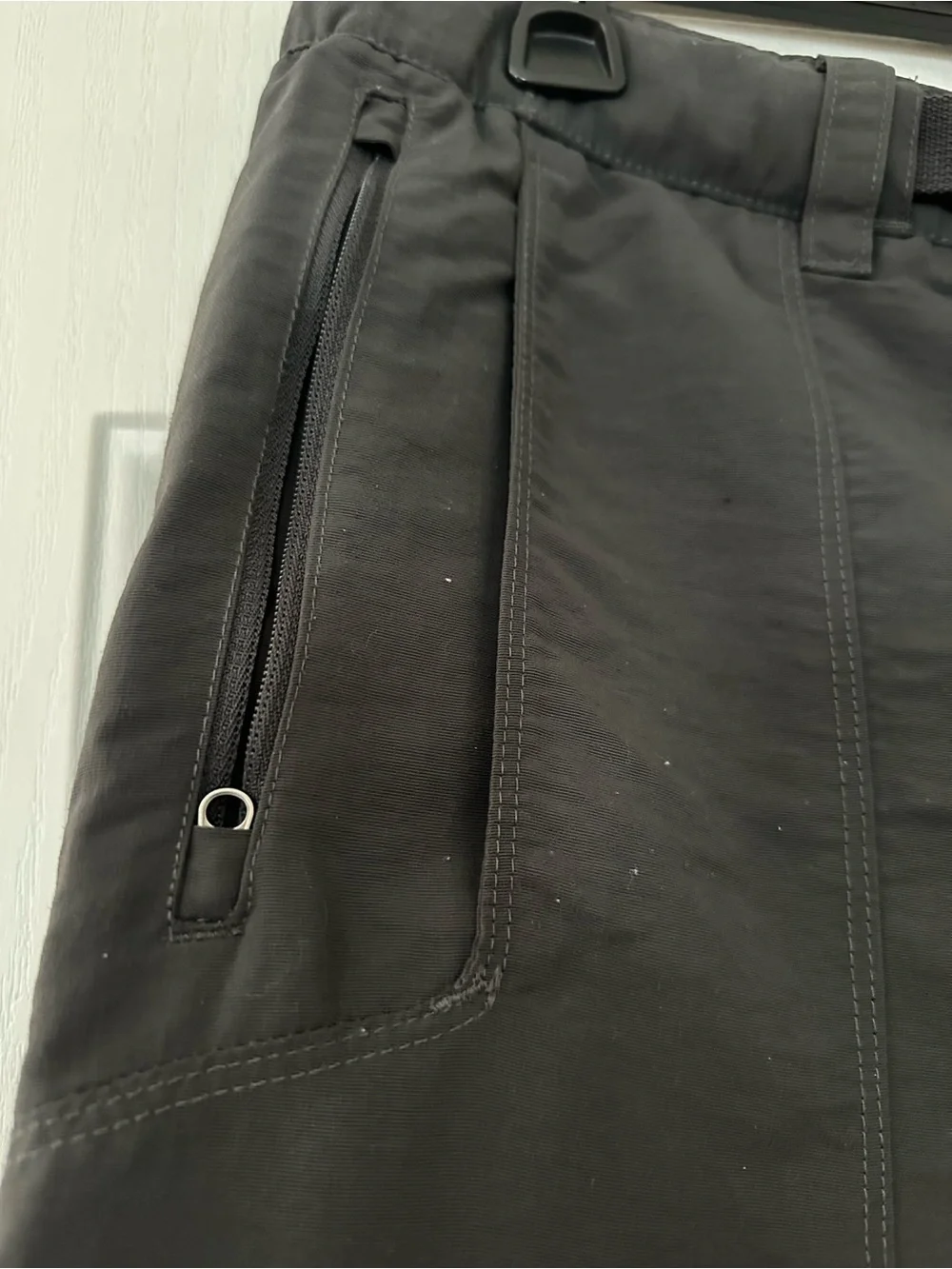 North Face Convertible Paramount Peak Zip-Off Cargo Asphalt Grey Pants XLarge
